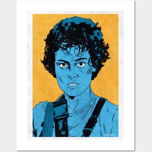 ELLEN RIPLEY - Aliens (Pop Art) Posters and Art